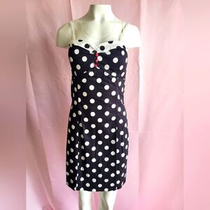 Retro Rockabilly polka dot pencil dress